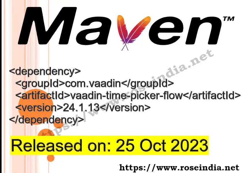 Maven dependency for GROUP_ID - ARTIFACT_ID version VERSION_ID is released. Learn to use ARTIFACT_ID version VERSION_ID in Maven based Java projects
