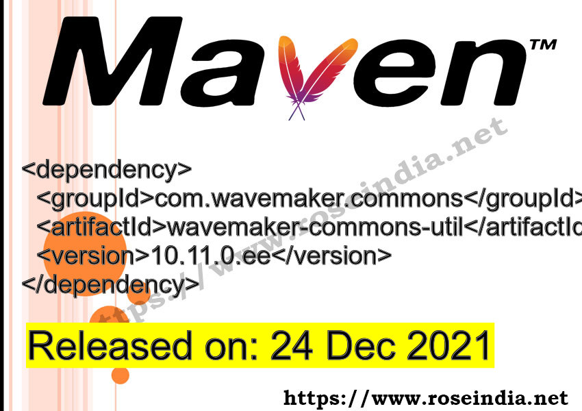 Maven Dependency release