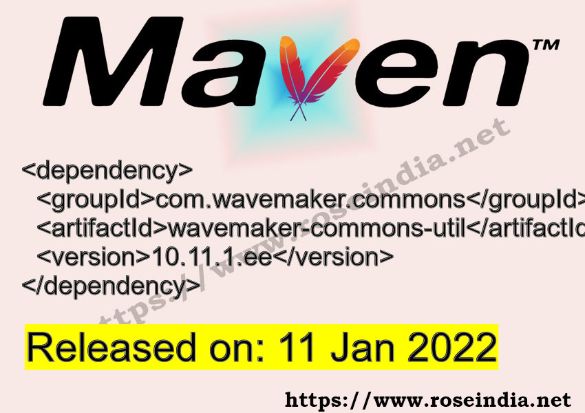 Maven Dependency release