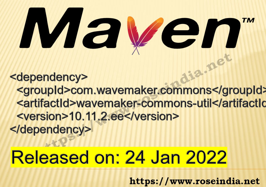 Maven Dependency release