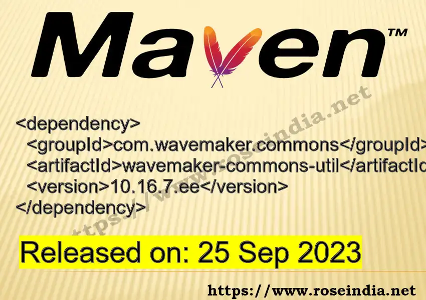 Maven dependency for GROUP_ID - ARTIFACT_ID version VERSION_ID is released. Learn to use ARTIFACT_ID version VERSION_ID in Maven based Java projects