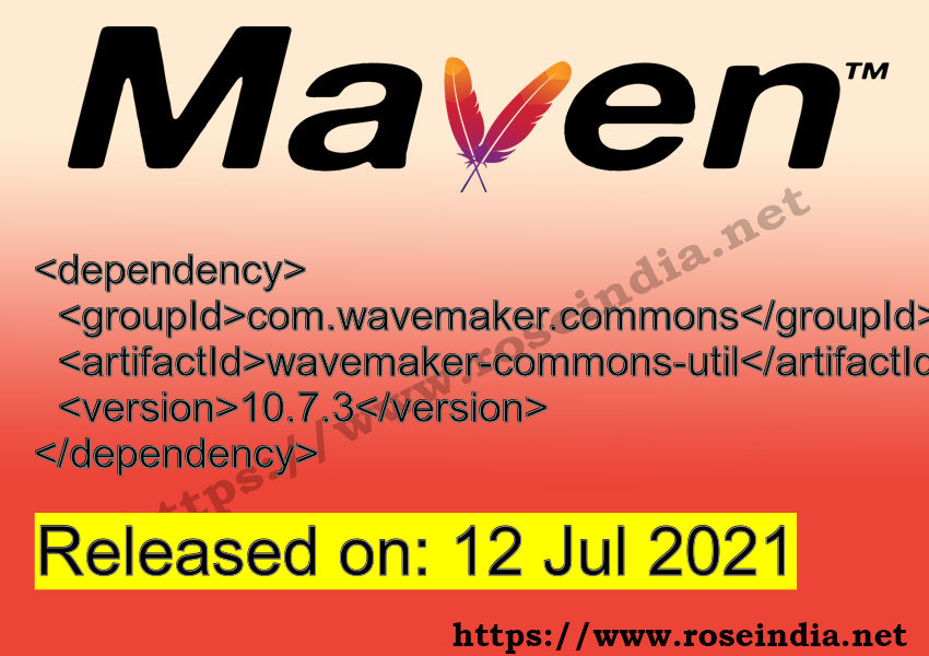 Maven Dependency release