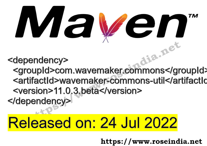 Maven Dependency release