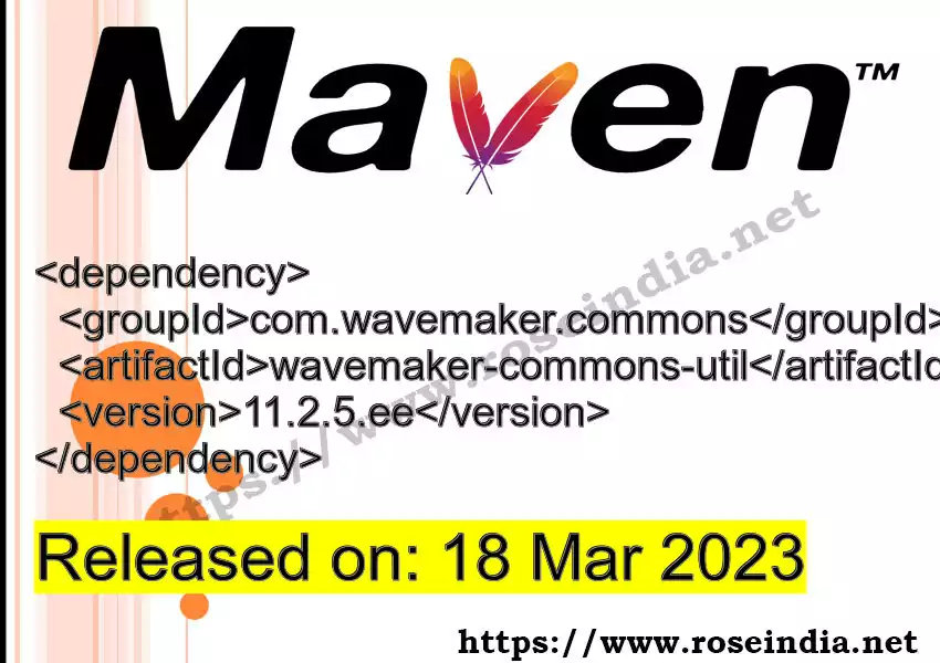 Maven dependency for GROUP_ID - ARTIFACT_ID version VERSION_ID is released. Learn to use ARTIFACT_ID version VERSION_ID in Maven based Java projects