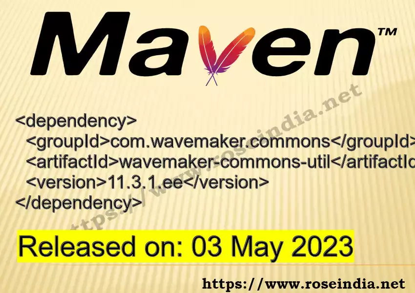 Maven dependency for  GROUP_ID - ARTIFACT_ID version VERSION_ID is released. Learn to use  ARTIFACT_ID version VERSION_ID in Maven based Java projects