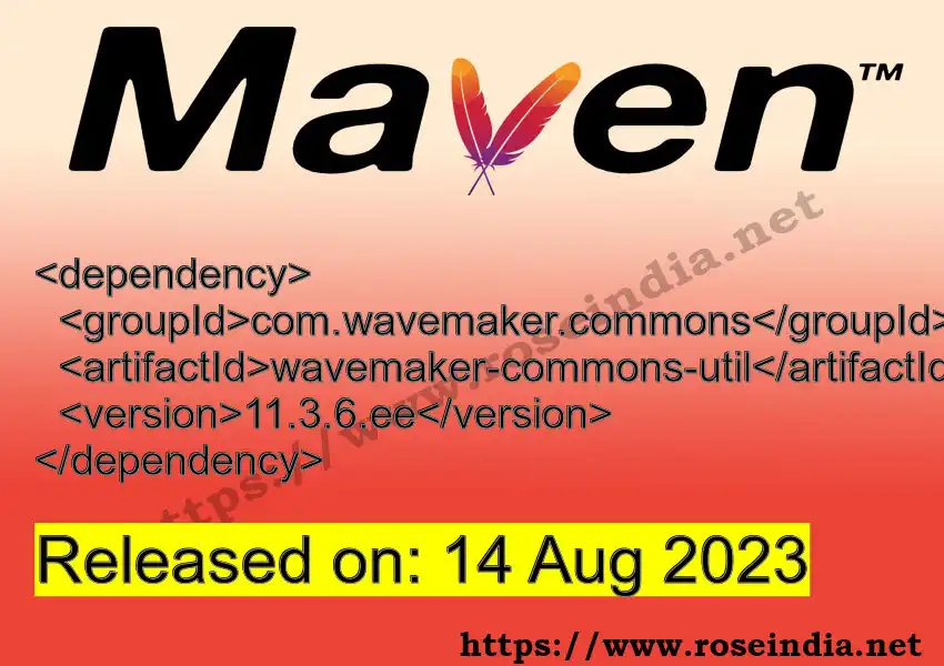 Maven dependency for GROUP_ID - ARTIFACT_ID version VERSION_ID is released. Learn to use ARTIFACT_ID version VERSION_ID in Maven based Java projects