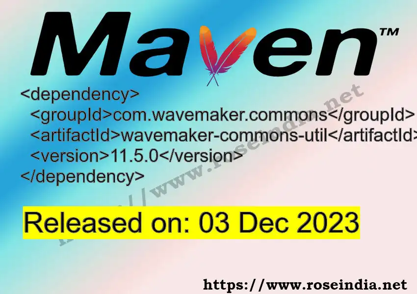 Maven dependency for GROUP_ID - ARTIFACT_ID version VERSION_ID is released. Learn to use ARTIFACT_ID version VERSION_ID in Maven based Java projects