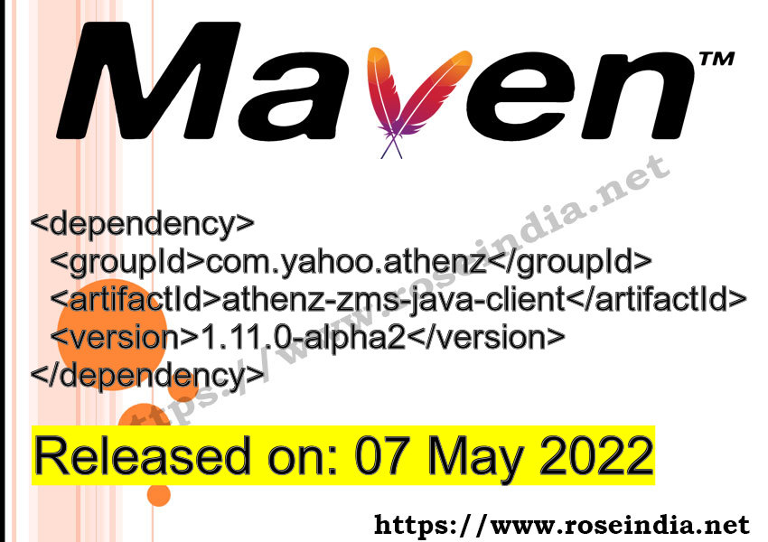 Maven Dependency release