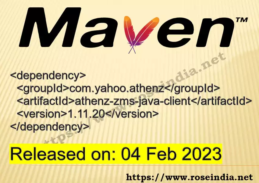 Maven dependency for GROUP_ID - ARTIFACT_ID version VERSION_ID is released. Learn to use ARTIFACT_ID version VERSION_ID in Maven based Java projects