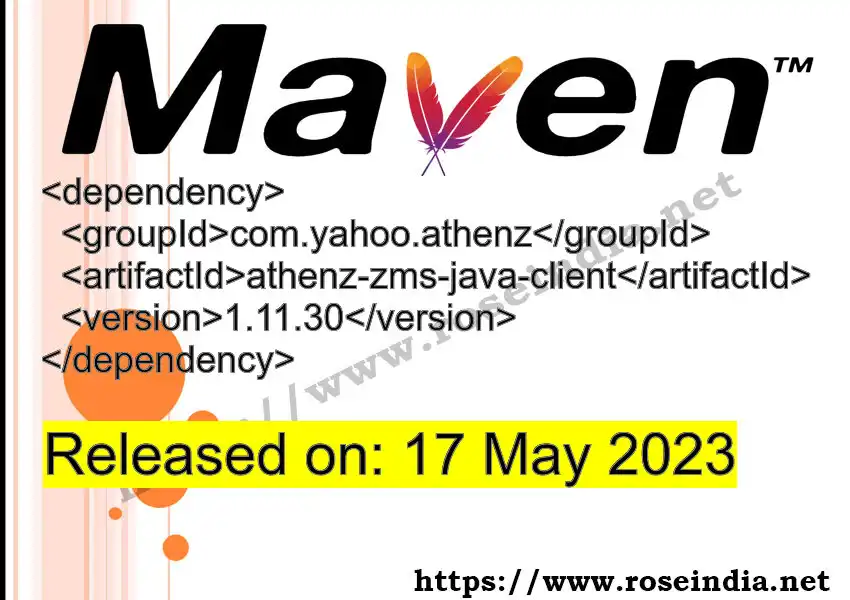 Maven dependency for GROUP_ID - ARTIFACT_ID version VERSION_ID is released. Learn to use ARTIFACT_ID version VERSION_ID in Maven based Java projects