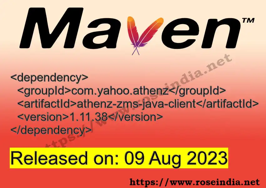 Maven dependency for GROUP_ID - ARTIFACT_ID version VERSION_ID is released. Learn to use ARTIFACT_ID version VERSION_ID in Maven based Java projects