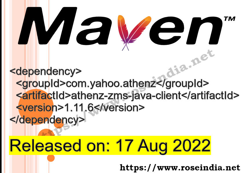 Maven Dependency release