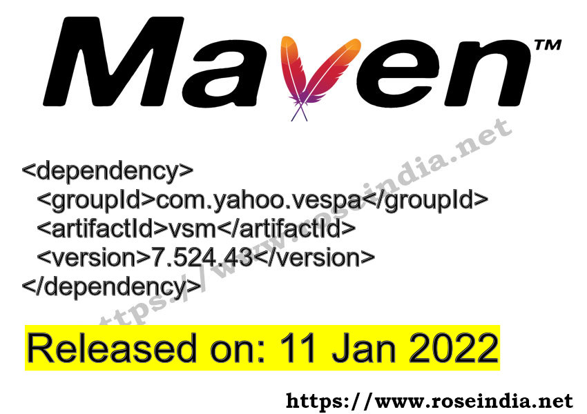 Maven Dependency release