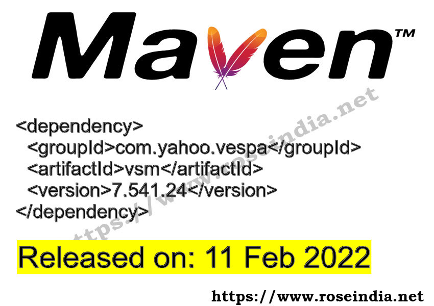 Maven Dependency release