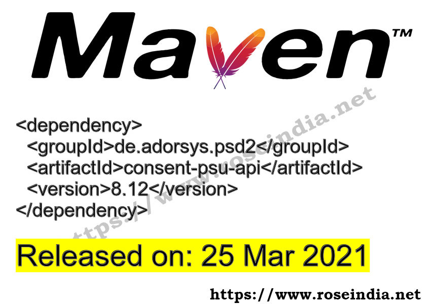 Maven Dependency release