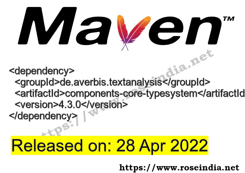 Maven Dependency release