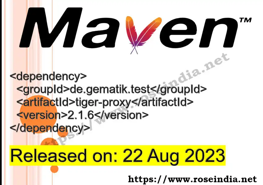 Maven dependency for GROUP_ID - ARTIFACT_ID version VERSION_ID is released. Learn to use ARTIFACT_ID version VERSION_ID in Maven based Java projects