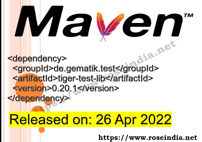 Maven Dependency release