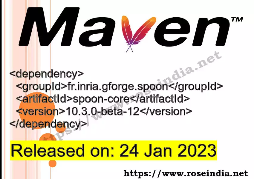 Maven dependency for GROUP_ID - ARTIFACT_ID version VERSION_ID is released. Learn to use ARTIFACT_ID version VERSION_ID in Maven based Java projects