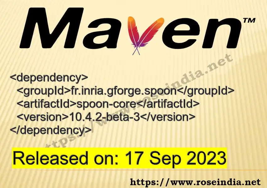 Maven dependency for GROUP_ID - ARTIFACT_ID version VERSION_ID is released. Learn to use ARTIFACT_ID version VERSION_ID in Maven based Java projects
