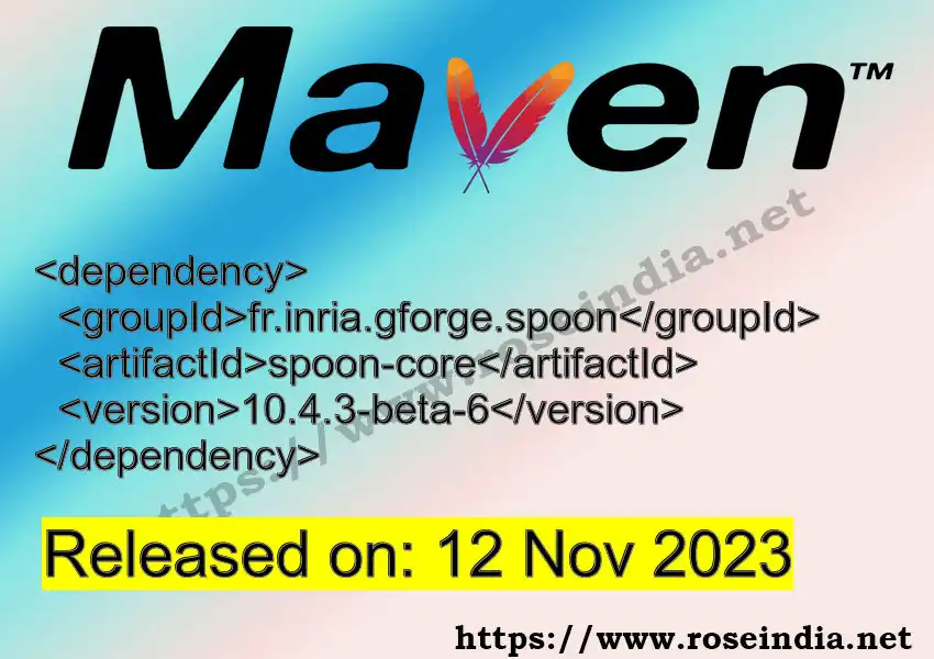 Maven dependency for GROUP_ID - ARTIFACT_ID version VERSION_ID is released. Learn to use ARTIFACT_ID version VERSION_ID in Maven based Java projects