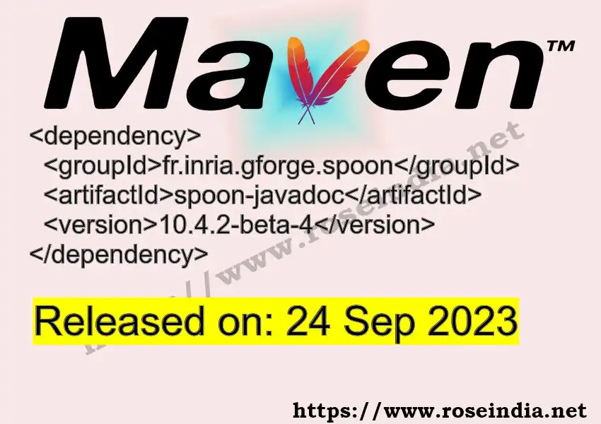 Maven dependency for GROUP_ID - ARTIFACT_ID version VERSION_ID is released. Learn to use ARTIFACT_ID version VERSION_ID in Maven based Java projects