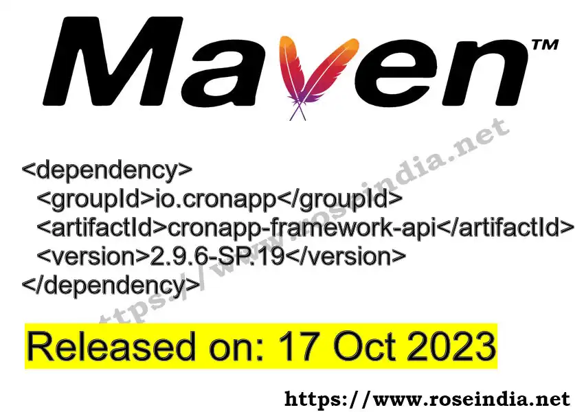 Maven dependency for GROUP_ID - ARTIFACT_ID version VERSION_ID is released. Learn to use ARTIFACT_ID version VERSION_ID in Maven based Java projects