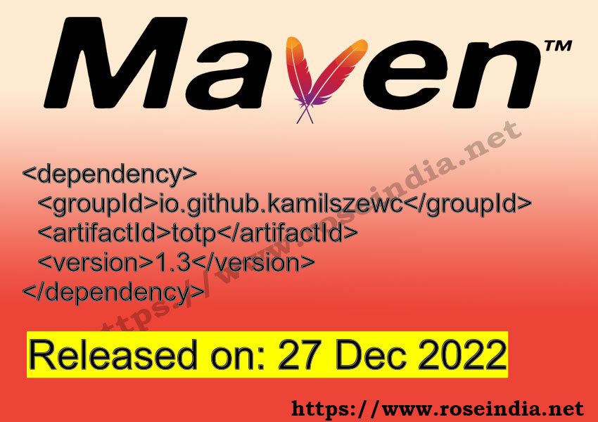 Maven Dependency release