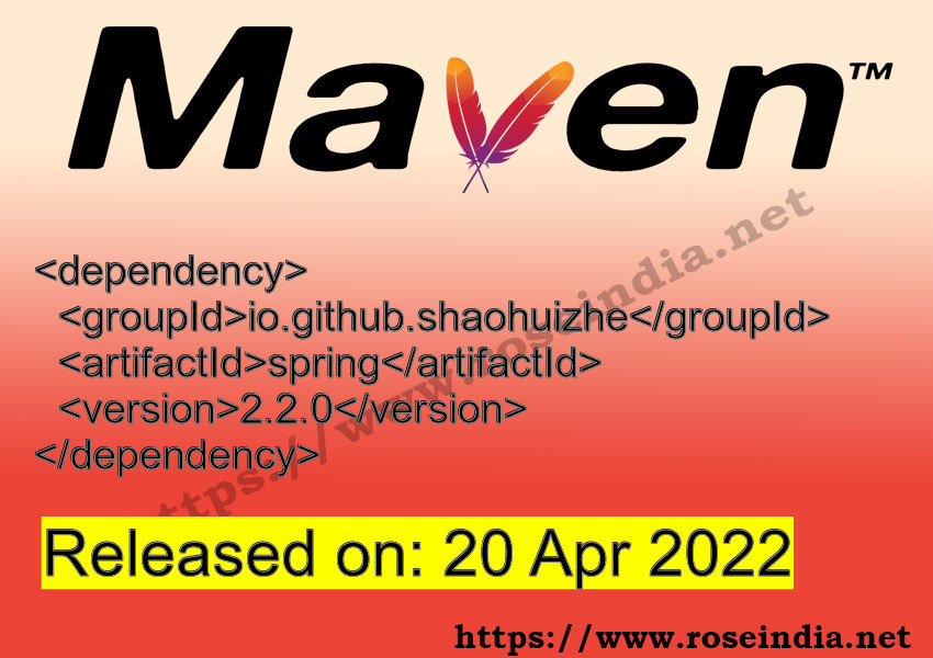 Maven Dependency release