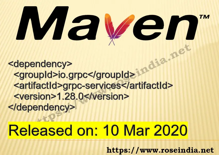 Maven Dependency release