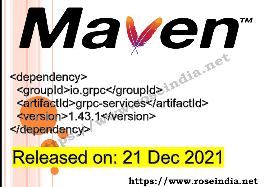 Maven Dependency release