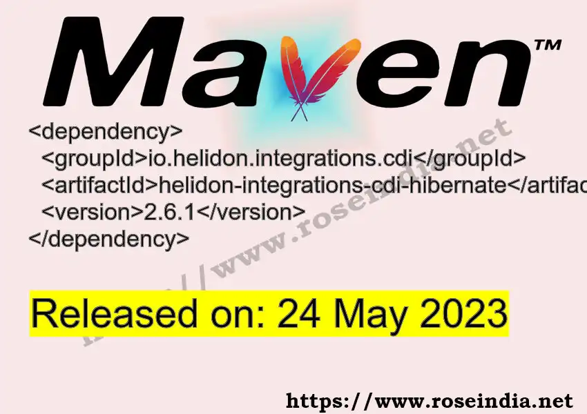 Maven dependency for GROUP_ID - ARTIFACT_ID version VERSION_ID is released. Learn to use ARTIFACT_ID version VERSION_ID in Maven based Java projects