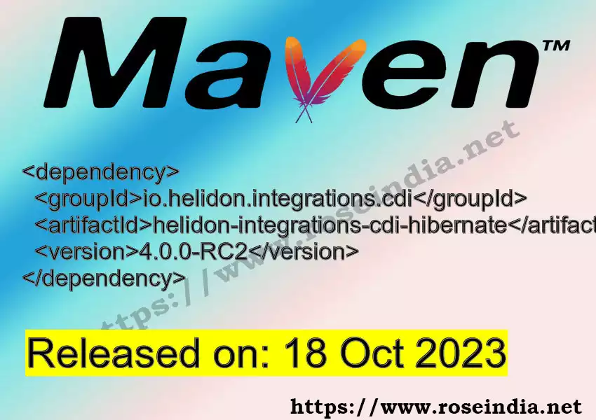 Maven dependency for GROUP_ID - ARTIFACT_ID version VERSION_ID is released. Learn to use ARTIFACT_ID version VERSION_ID in Maven based Java projects