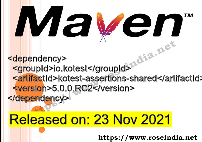 Maven Dependency release