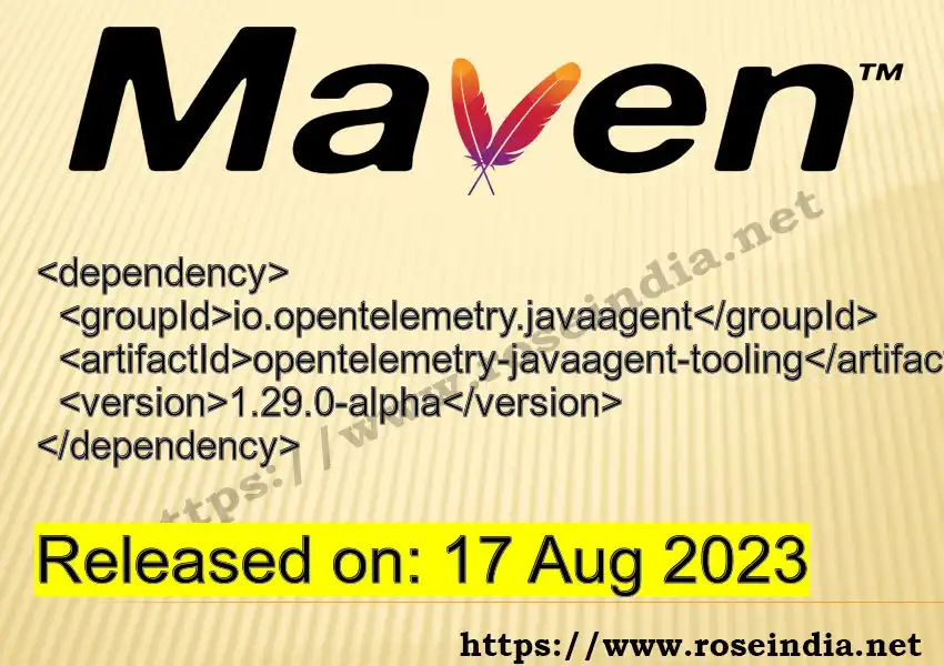 Maven dependency for  GROUP_ID - ARTIFACT_ID version VERSION_ID is released. Learn to use  ARTIFACT_ID version VERSION_ID in Maven based Java projects