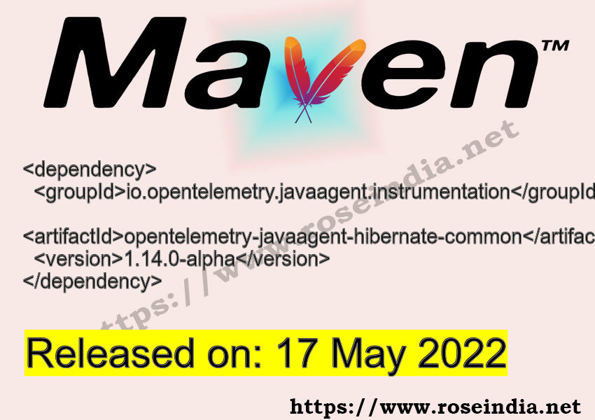 Maven Dependency release