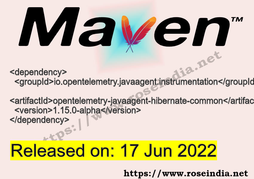Maven Dependency release