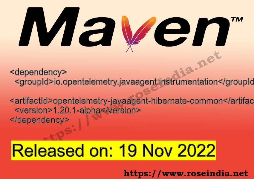 Maven Dependency release