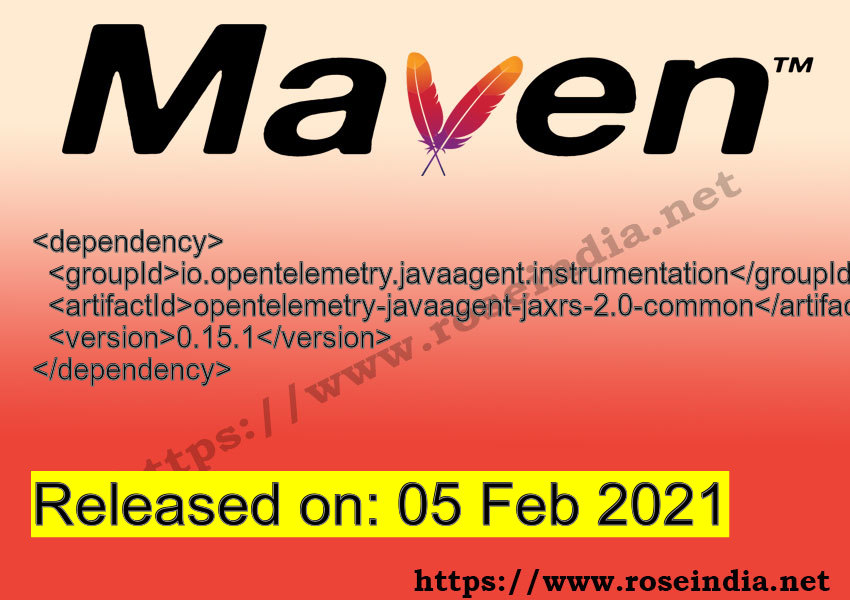 Maven Dependency release