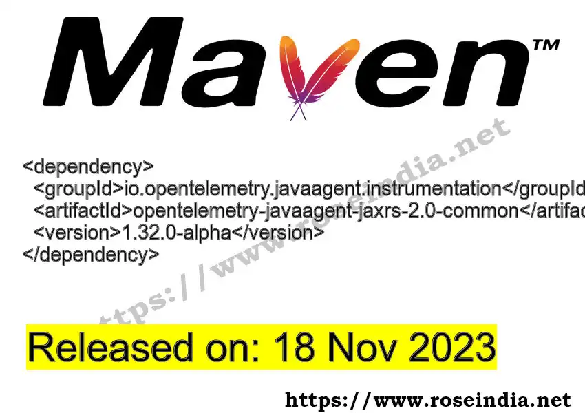 Maven dependency for GROUP_ID - ARTIFACT_ID version VERSION_ID is released. Learn to use ARTIFACT_ID version VERSION_ID in Maven based Java projects