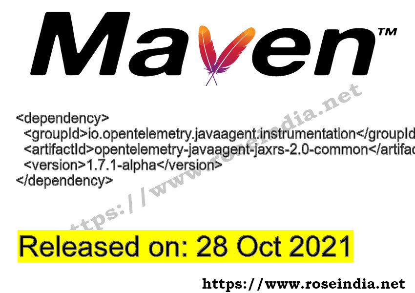 Maven Dependency release