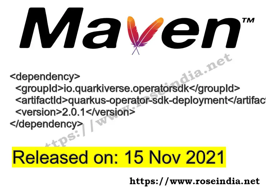 Maven Dependency release