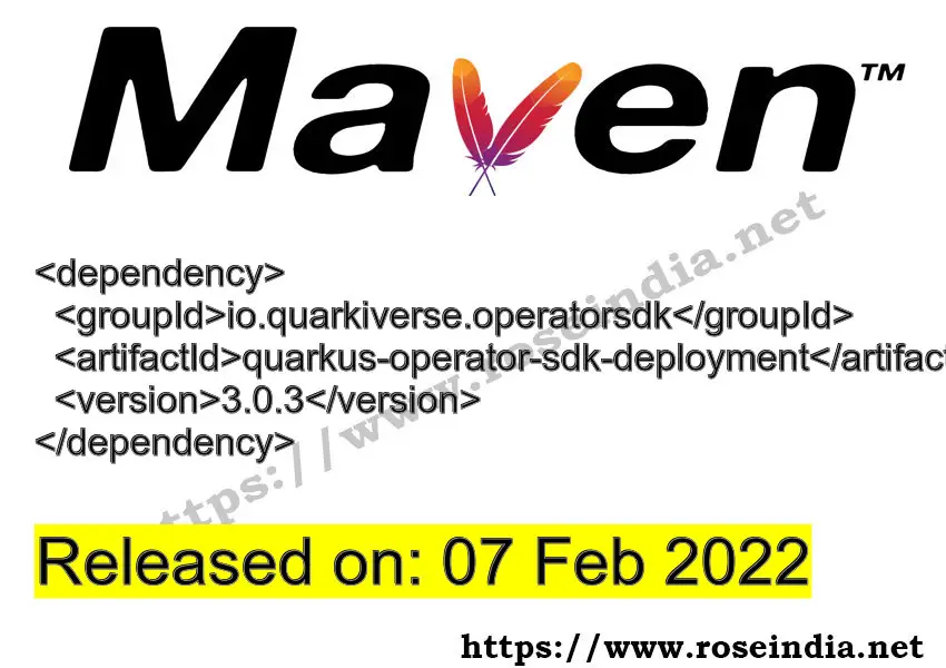 Maven Dependency release