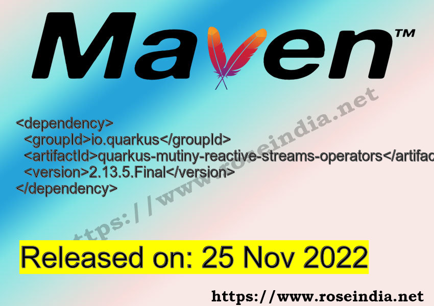 Maven Dependency release