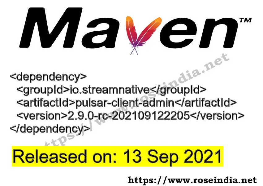 Maven Dependency release