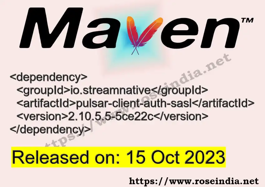 Maven dependency for GROUP_ID - ARTIFACT_ID version VERSION_ID is released. Learn to use ARTIFACT_ID version VERSION_ID in Maven based Java projects