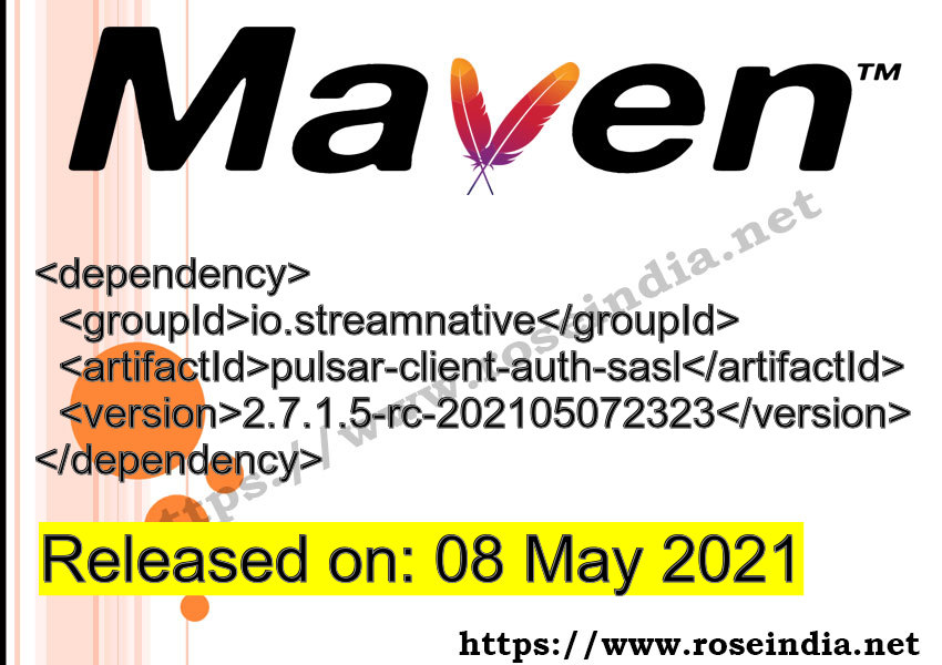 Maven Dependency release
