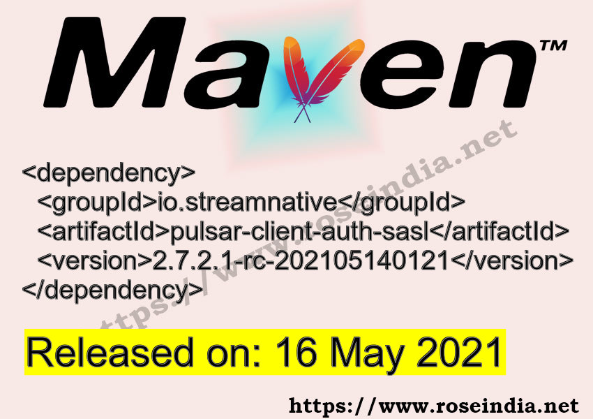 Maven Dependency release