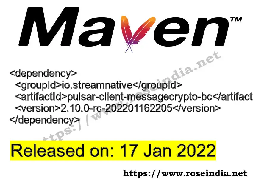 Maven Dependency release