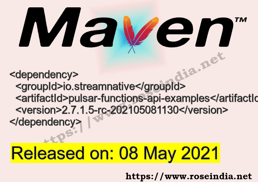 Maven Dependency release